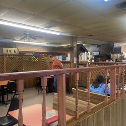Gonzales Food Market - The front indoor seating area- there's another one in the back as well.