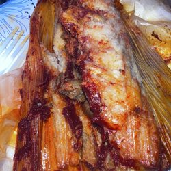 Tamales El Primo - Pork with red chile tamale