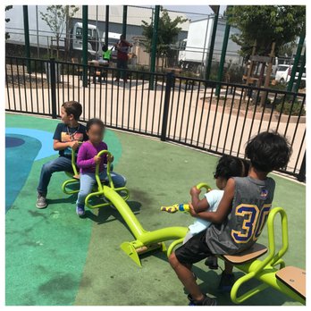 Siempre Verde Park - Seesaw in the "tot" area - Parks Near Me - San Leandro, California