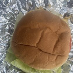 Cook Out - Big Double as served.