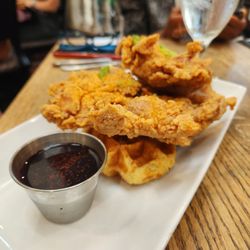 Chicken and waffles