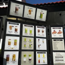 Menu as of May 2026