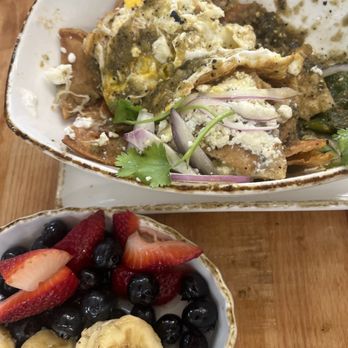 Flori Brunch - Took pic half way in!!!! Chilaquiles verdes is a must! Yummy!!!! - Venues & Event Spaces Near Me - South Gate, California