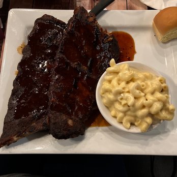 The Local - Whole rack of St. Louis Style Ribs with White Cheddar Mac and Cheese - American Near Me - Raleigh, North Carolina