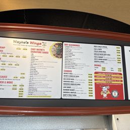 Hopefully you can read this menu lol