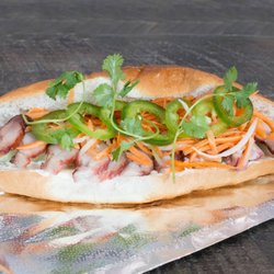 Saigon Sandwich Company - Loaded roast pork Bahn Mi sandwich