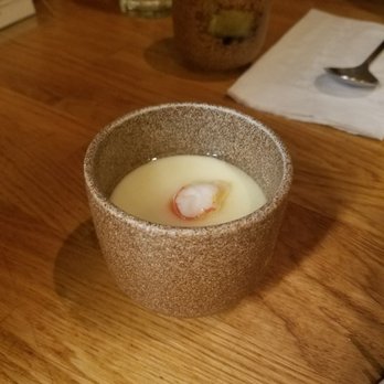 GUPJI - Complimentary egg with shrimp - Korean Near Me - Flushing, New York GUPJI - Complimentary egg with shrimp - Korean Near Me - Flushing, New York