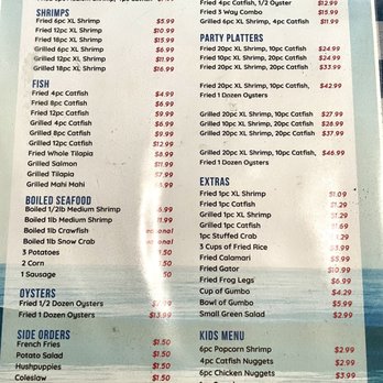 Santos Seafood - Menu - Seafood Markets Near Me - Cleveland, Texas Santos Seafood - Menu - Seafood Markets Near Me - Cleveland, Texas