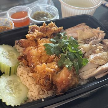 Fish and Bowl - Combination Chicken Rice - Japanese Near Me - Culver City, California Fish and Bowl - Combination Chicken Rice - Japanese Near Me - Culver City, California