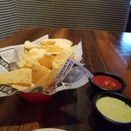 Chips and amazing salsa....