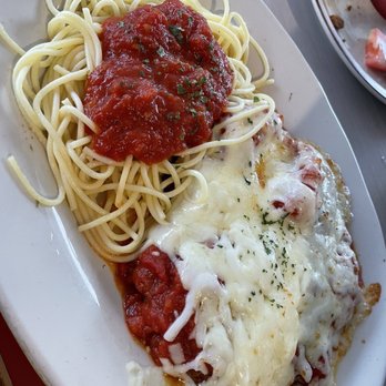 Boston Pizzeria - Chicken Parmigiana Dinner - Pizza Near Me - Greenville, South Carolina
