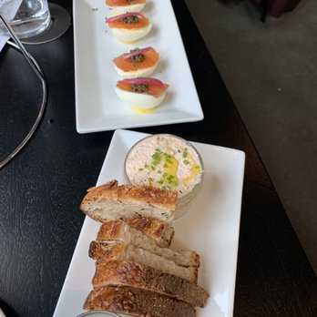 Row 34 - Seaport - Pate and deviled eggs - New American Near Me - Boston, Massachusetts Row 34 - Seaport - Pate and deviled eggs - New American Near Me - Boston, Massachusetts