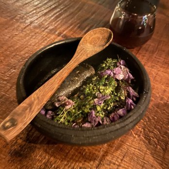 Meteora - Peas on a hot stone - New American Near Me - Los Angeles, California
