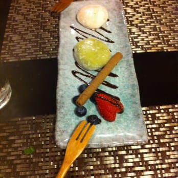 Sakuramen - Strawberry and green tea mochi. - Asian Fusion Near Me - Washington, DC, District of Columbia