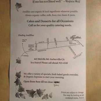 Amillias - Breakfast & Brunch Near Me - Garberville, California