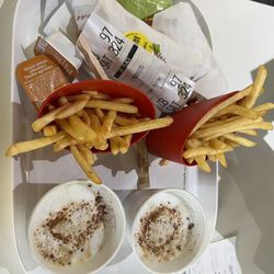 Mcdonald's - Cappuccinos, fries, and our wraps
