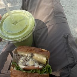 Bulgogi Sandwich Matcha Latte(no espresso) Bulgogi Sandwich Matcha Latte(no espresso)