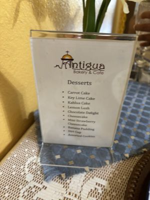 Menu photo 2 Antigua Bakery & Cafe Harlingen, TX