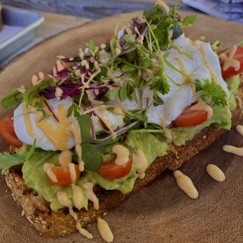 Wild Oak Cafe - Avocado Toast with Poached Eggs - Cafes Near Me - Glendale, California Wild Oak Cafe - Avocado Toast with Poached Eggs - Cafes Near Me - Glendale, California