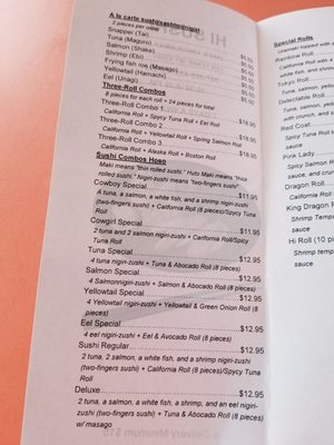 Menu photo 5 Hi Sushi Cheyenne, WY