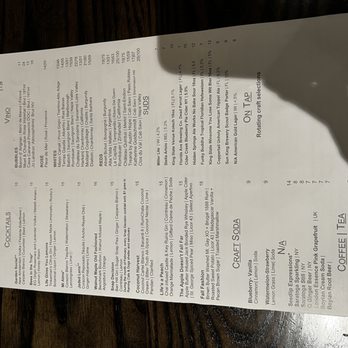 On Swann - Menu - Bars Near Me - Tampa, Florida