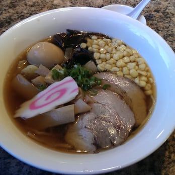 Ryujin Ramen - Shoyu Ramen with corn - Ramen Near Me - Sacramento, California