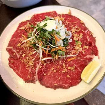All About Pho - Wagyu carpaccio - Vietnamese Near Me - Fullerton, California