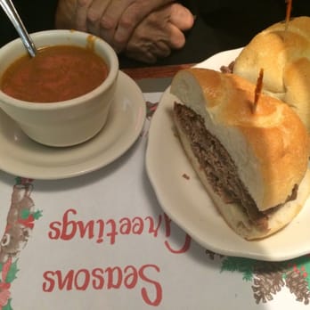 Crosstown Diner - Brisket on a roll with side gravy, simply delicious!! - Diners Near Me - Bronx, New York Crosstown Diner - Brisket on a roll with side gravy, simply delicious!! - Diners Near Me - Bronx, New York