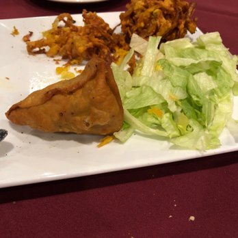 Bollywood Cafe - Appetizers! Samosa  Onion Pakora (2) Vegetable Samosa (2) - Indian Near Me - Studio City, California