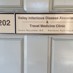 Travel Medicine Clinic of Valley Infectious Disease Assoc - Door sign.