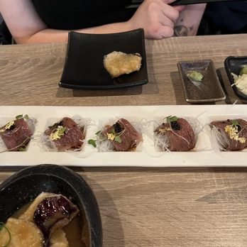 Toyosu - A5 WAGYU BEEF WITH GOLD FLAKES - Sushi Bars Near Me - Walnut Creek, California Toyosu - A5 WAGYU BEEF WITH GOLD FLAKES - Sushi Bars Near Me - Walnut Creek, California
