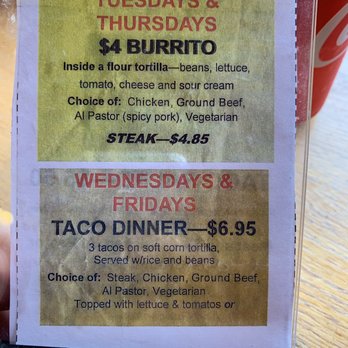 Mr Taco's Restaurant - Specials - Mexican Near Me - Chicago, Illinois Mr Taco's Restaurant - Specials - Mexican Near Me - Chicago, Illinois