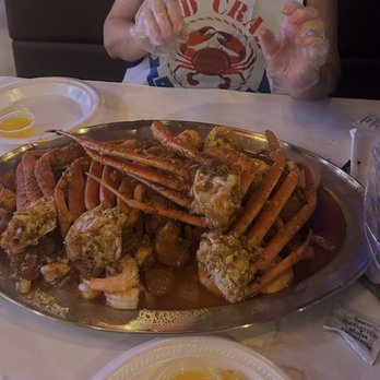 Red Crab Juicy Seafood - The "Date Night". Crab, Shrimp, sausage boil "Juicy" style - Seafood Near Me - Arlington, Texas Red Crab Juicy Seafood - The "Date Night". Crab, Shrimp, sausage boil "Juicy" style - Seafood Near Me - Arlington, Texas
