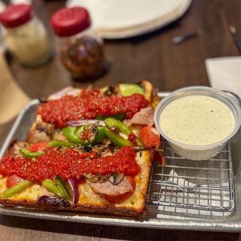 Rendezvous Pizza - Detroit 8 Mile pie - Pizza Near Me - Oklahoma City, Oklahoma Rendezvous Pizza - Detroit 8 Mile pie - Pizza Near Me - Oklahoma City, Oklahoma