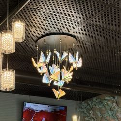 Madden Ramen - Interesting lighting and decor make this a pleasant place to dine.