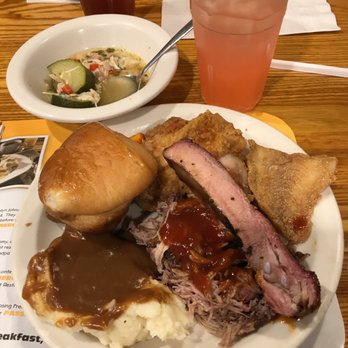 Some Of The Meats On Fred S Buffet Bacon Sausages Fried Chicken