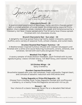 Menu photo 4 Raise Your Glass Wine Bar Gainesville, FL