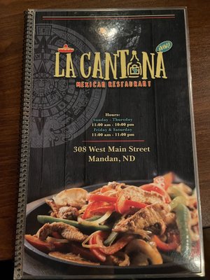 Menu photo 7 La Cantina Mandan, ND Menu photo 7 La Cantina Mandan, ND
