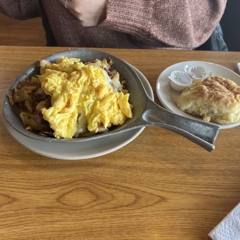 The Cockeyed Rooster - Bacon & Onion Hash - Breakfast & Brunch Near Me - Smithfield, Virginia