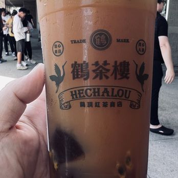 Hechalou - Grandma's tea with Osmanthus Tea Jelly - Bubble Tea Near Me - Lakewood, California