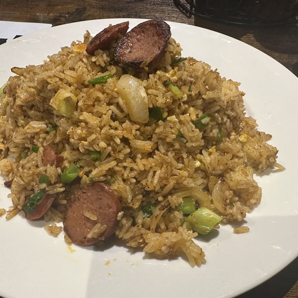 An Vi - Cajun fried rice with sausage. Flavorful and perfect chewy texture. - Vietnamese Near Me - Casselberry, Florida An Vi - Cajun fried rice with sausage. Flavorful and perfect chewy texture. - Vietnamese Near Me - Casselberry, Florida