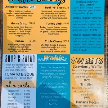 Wake Up And Waffle - menu front - Breakfast & Brunch Near Me - Sandusky, Ohio Wake Up And Waffle - menu front - Breakfast & Brunch Near Me - Sandusky, Ohio