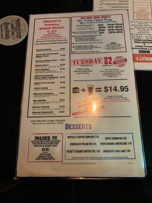 Menu photo 2 Croxley's Franklin Square Franklin Square, NY