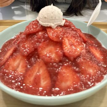 Let Eat Yogurt - Strawberry shave ice cream - Desserts Near Me - Buena Park, California