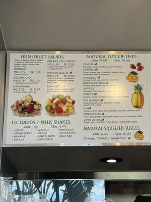 Menu photo 2 Cancun Juice Fresh Mex Grill Orange, CA Menu photo 2 Cancun Juice Fresh Mex Grill Orange, CA