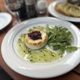 Baked Brie with cranberry sauce Baked Brie with cranberry sauce