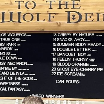 False Idol Brewing - The menu - Breweries Near Me - North Richland Hills, Texas