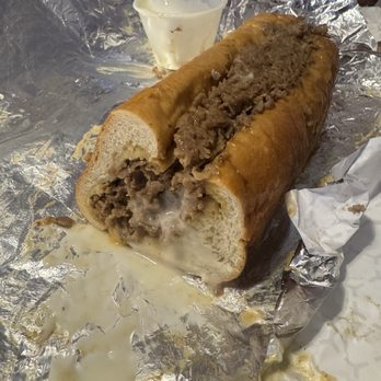 Whit Or Whitout - Garlic Cheese Steak Sandwich with American wiz - Burgers Near Me - Woodbury, New Jersey Whit Or Whitout - Garlic Cheese Steak Sandwich with American wiz - Burgers Near Me - Woodbury, New Jersey