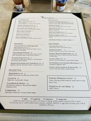 Menu photo 8 Viamara Newport Beach, CA