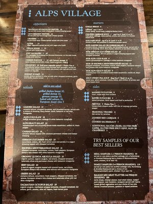Menu photo 3 Alps Village Palm Desert, CA